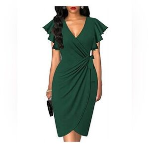 Oten Women's Deep V-neck Dress